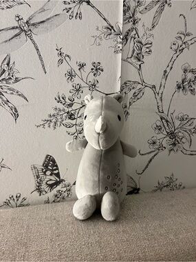 Jellycat Gray Rhino Plush Stuffed Animal